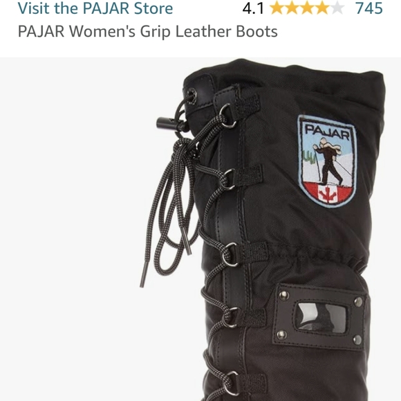 PERFECT CONDITION AUTHENTIC PAJAR WOMENS SIZE 10  WATERPROOF BOOTS. - Picture 1 of 10